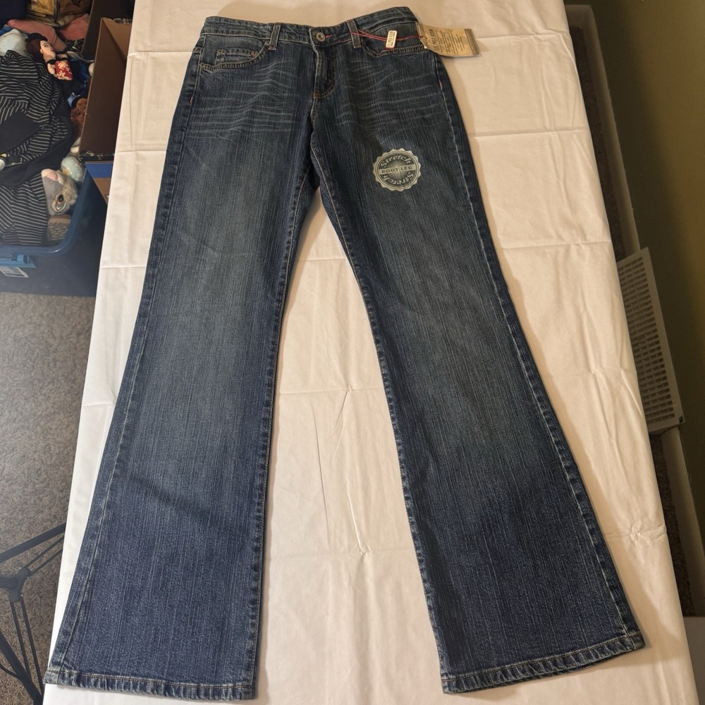 Women's Bootleg Midrise Fitted Jeans With Stretch U.S. Polo Juniors Size 9/10